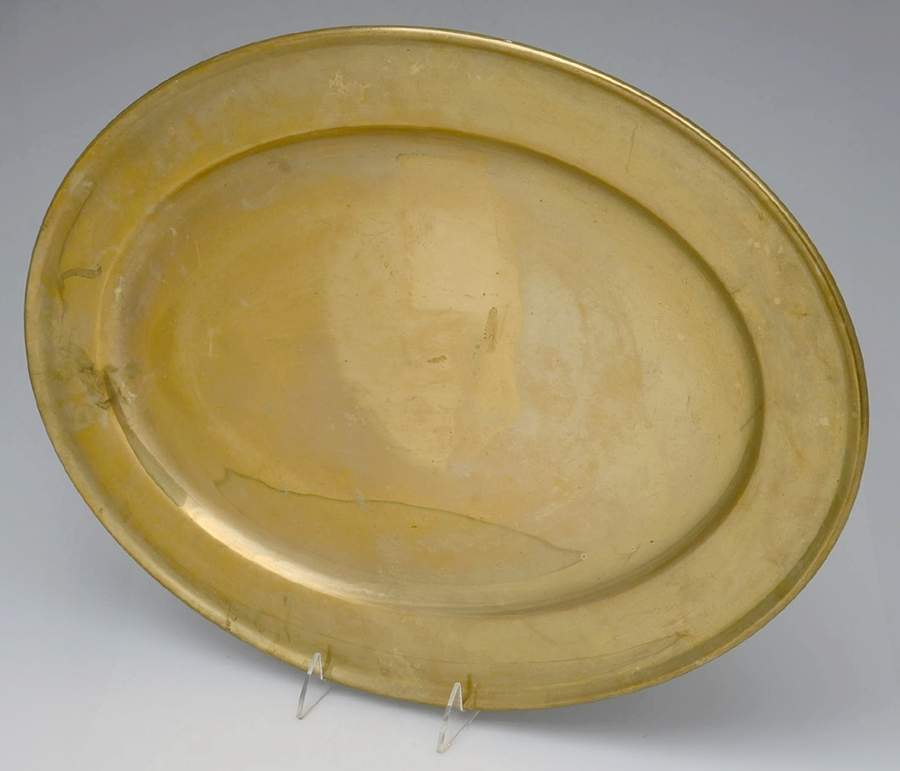 Regal (Dirigold, Hollowware) 20" Oval Serving Platter by Dirilyte-Dirigold-1