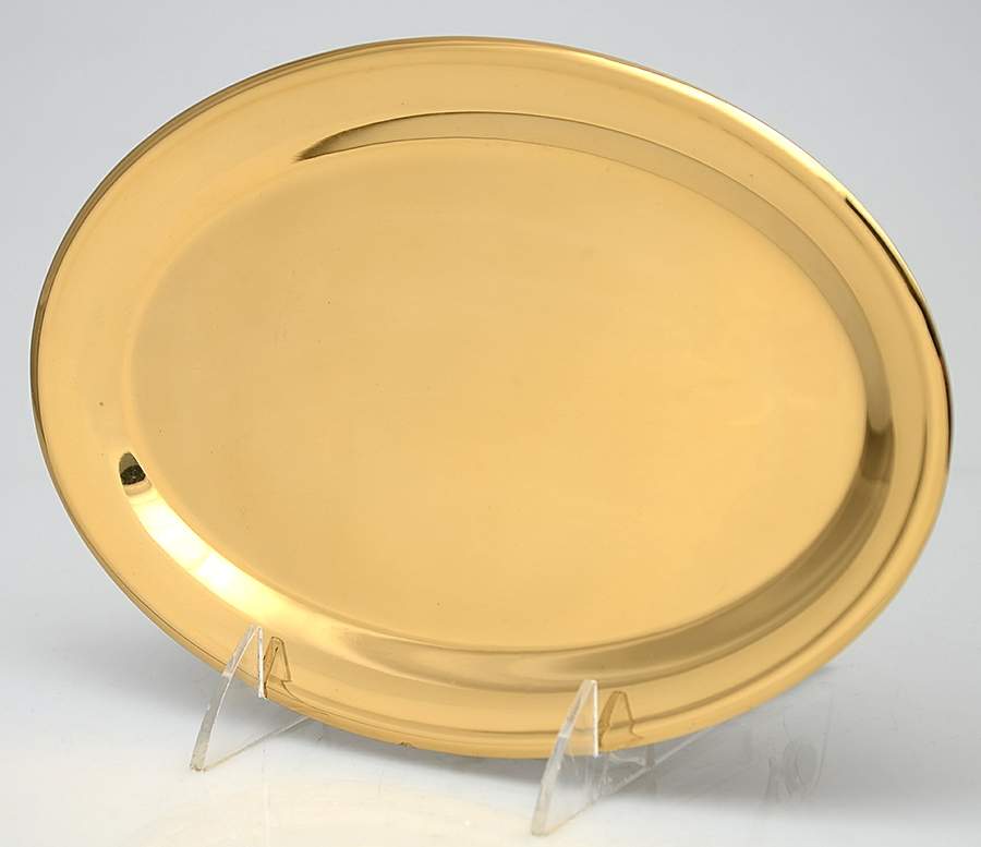 Regal (Dirigold, Hollowware) 10" Oval Tray by Dirilyte-Dirigold-1