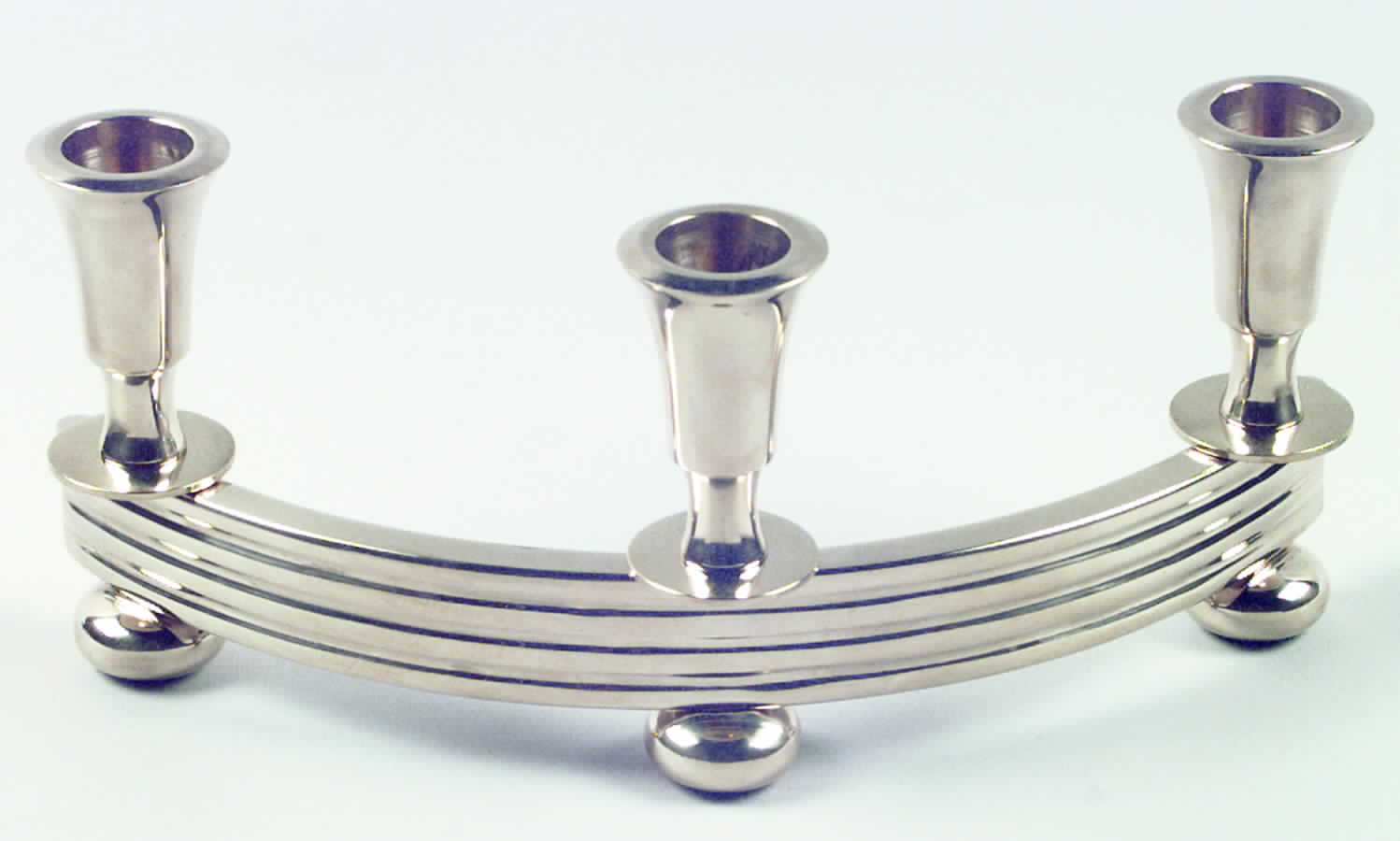 Regal (Dirigold, Hollowware) Small 3-Light Candelabra by Dirilyte-Dirigold-1