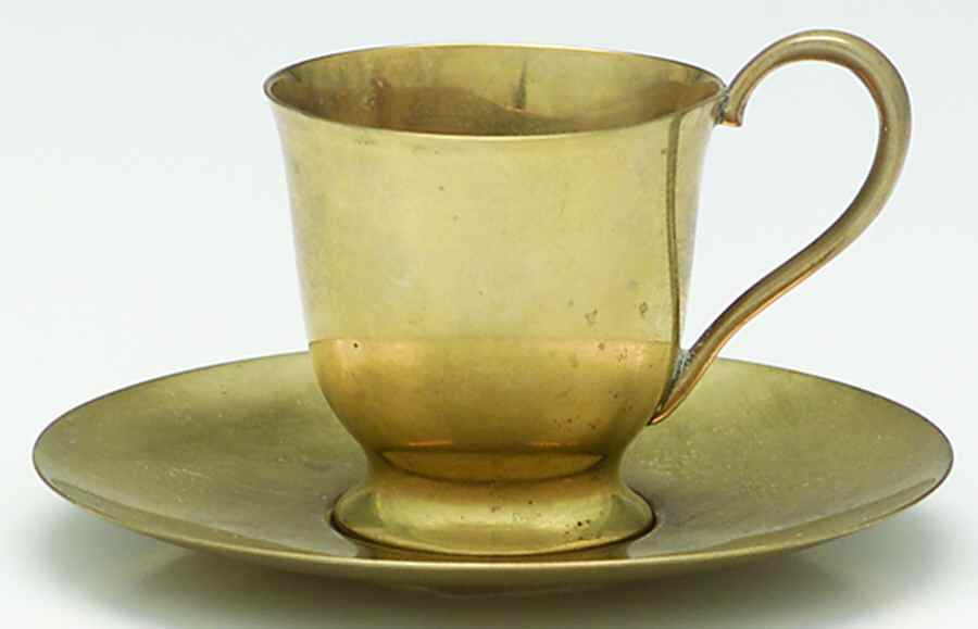 Regal (Dirigold, Hollowware) Demitasse Cup and Saucer, No Liner by Dirilyte-Dirigold-1