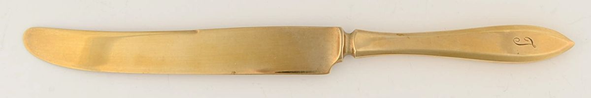 Regal (Dirigold, No Clover) Old French Solid Knife by Dirilyte-Dirigold-1
