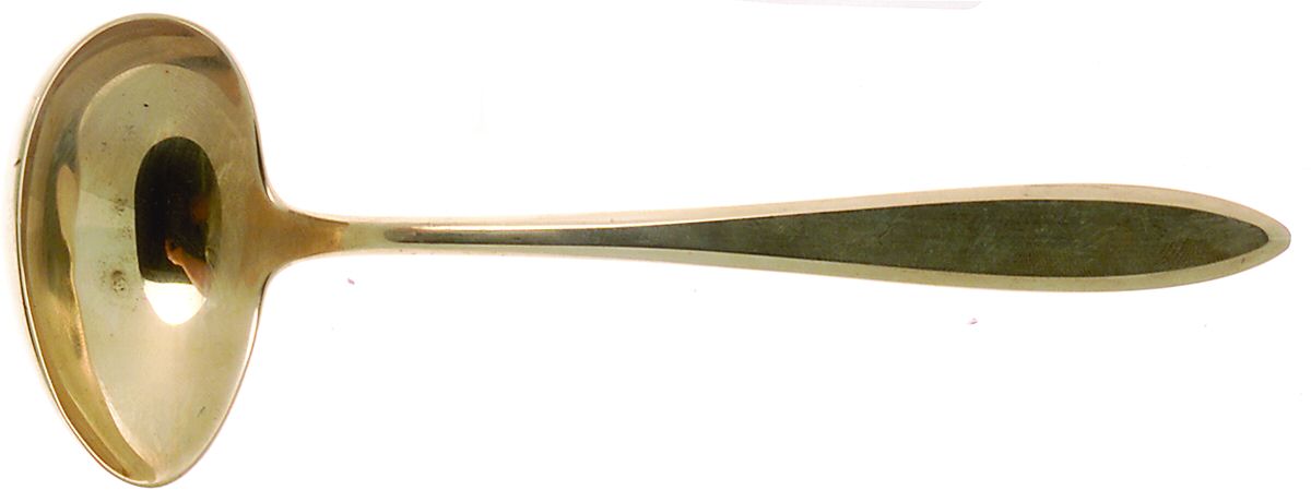Regal (Dirigold, No Clover) Solid Gravy Ladle by Dirilyte-Dirigold-1