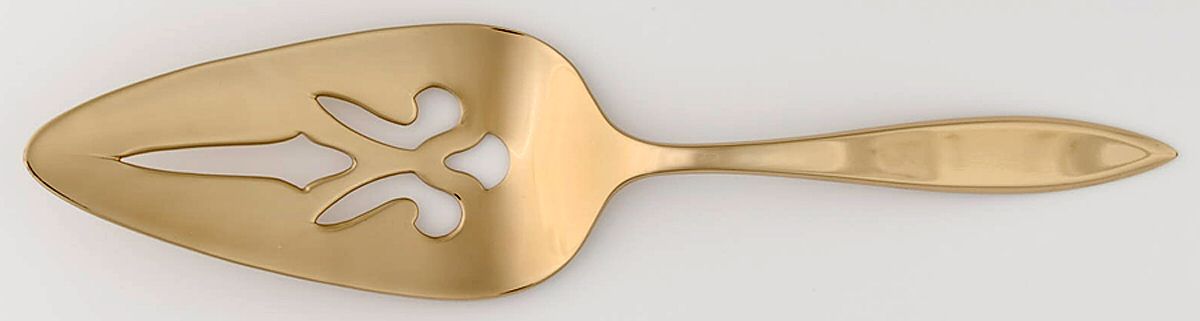 Regal (Dirigold, No Clover) Solid Pierced Pie Server by Dirilyte-Dirigold-1