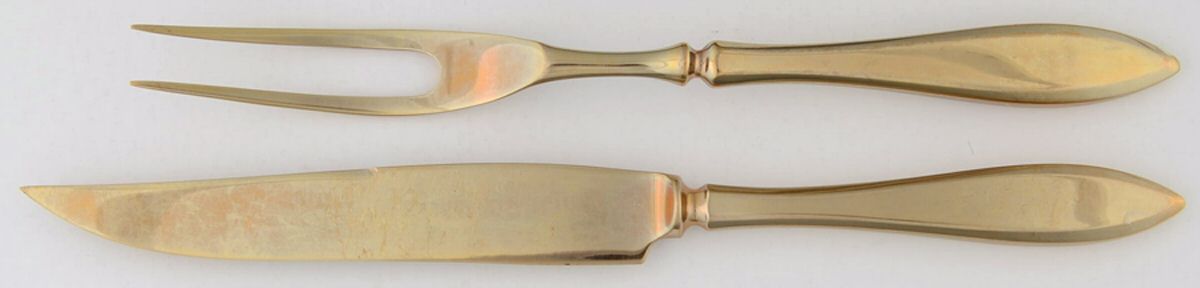 Regal (Dirigold, No Clover) Small Stainless Blade 2-Piece Steak Carving Set by Dirilyte-Dirigold-1