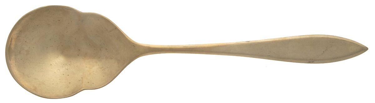 Regal (Dirigold, Clover Backstamp) Solid Smooth Casserole Spoon by Dirilyte-Dirigold-1