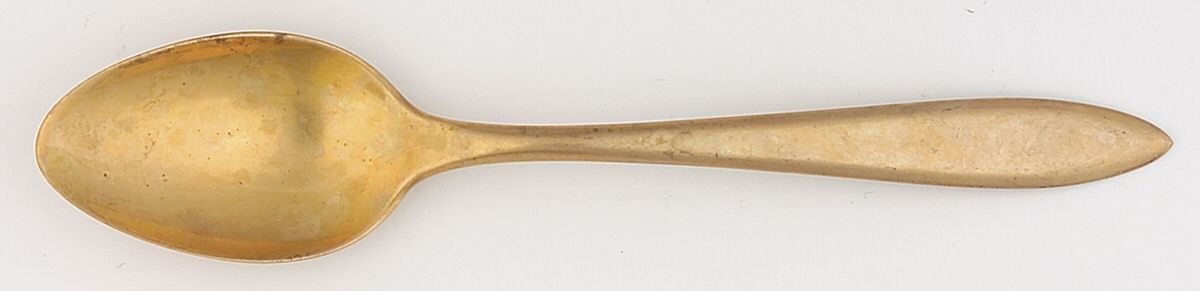 Regal (Dirimetal, Sweden, Possible Clover Backstamp) Five O'Clock Teaspoon by Dirilyte-Dirigold-1