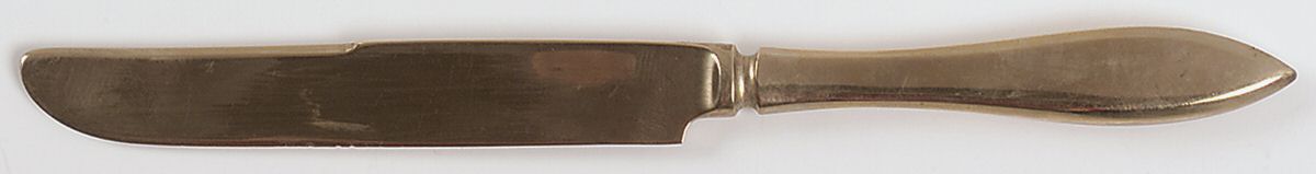 Regal (Dirimetal, Sweden, Possible Clover Backstamp) New French Solid Knife by Dirilyte-Dirigold-1