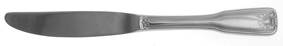 DJ14 (STAINLESS) Modern Hollow Butter Spreader (Stainless) by DJ (Flatware)-1