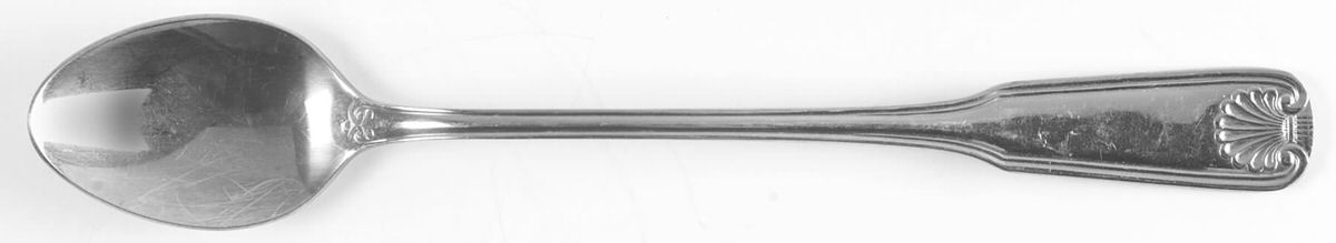 DJ14 (STAINLESS) Iced Tea Spoon by DJ (Flatware)-1