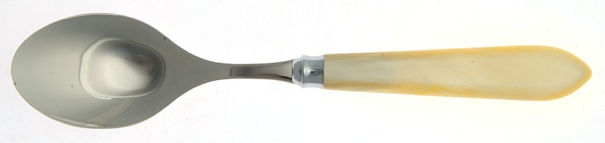 Omega-Pearl (Stainless) Place/Oval Soup Spoon by Philippe Deshoulieres-1