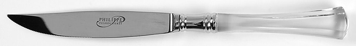 Venus-Clear Individual Steak Knife Hollow Handle by Philippe Deshoulieres-1