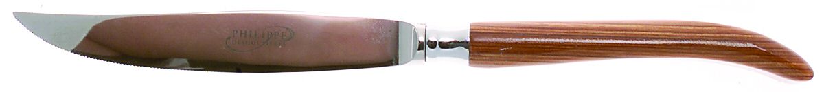 Orio-Wood (Stainless) Individual Steak Knife Hollow Handle by Philippe Deshoulieres-1