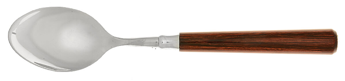 Comete-Cherry Wood Place/Oval Soup Spoon by Philippe Deshoulieres-1