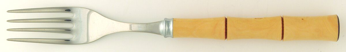 Byblos-Natural (Stainless, Wood) Fork by Philippe Deshoulieres-1