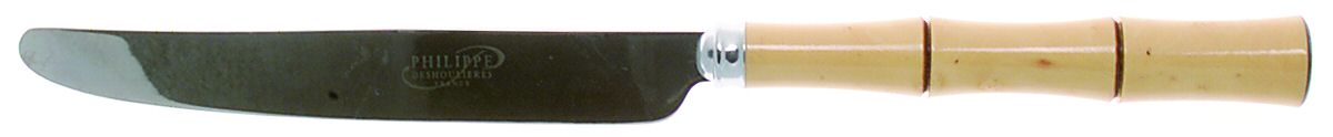 Byblos-Natural (Stainless, Wood) New French Hollow Knife by Philippe Deshoulieres-1