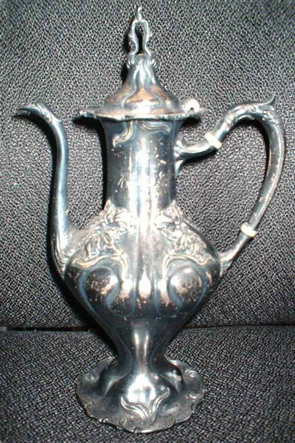01606 (Silverplate, Hollowware) Silverplate Coffee Pot by Derby Silver Company-1