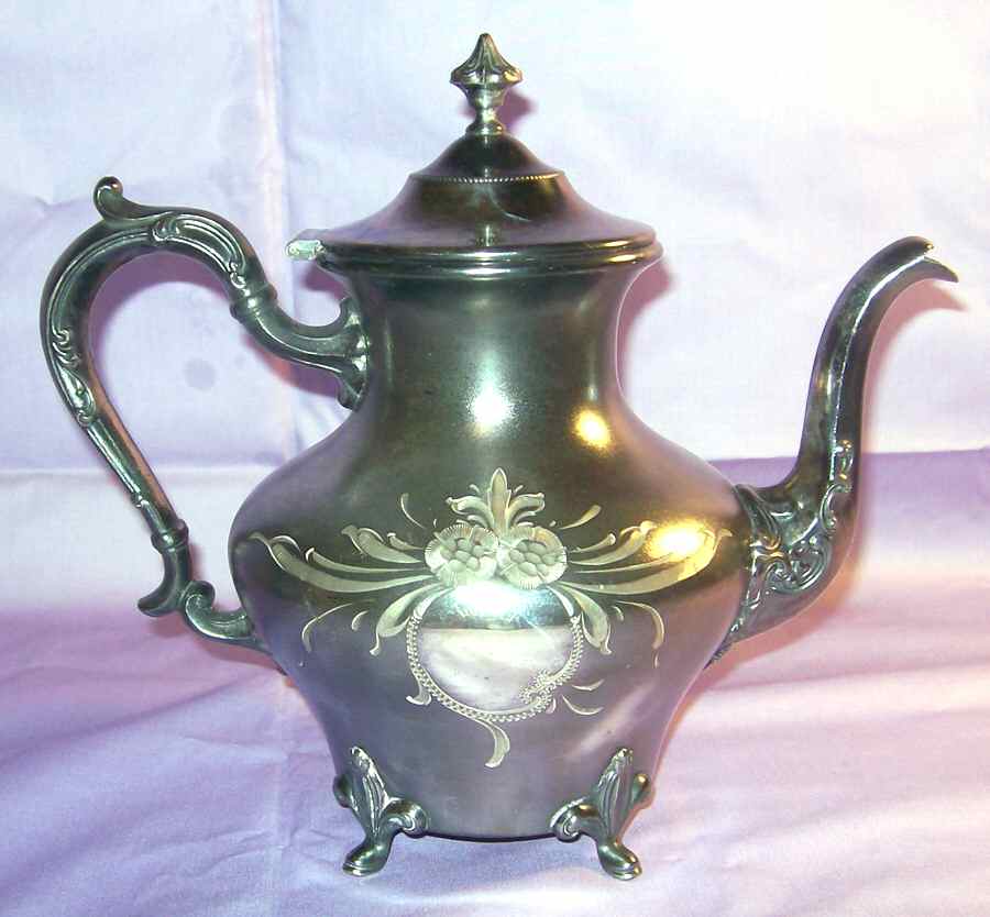 2658 (Silverplate, Hollowware) Silverplate Coffee Pot by Derby Silver Company-1