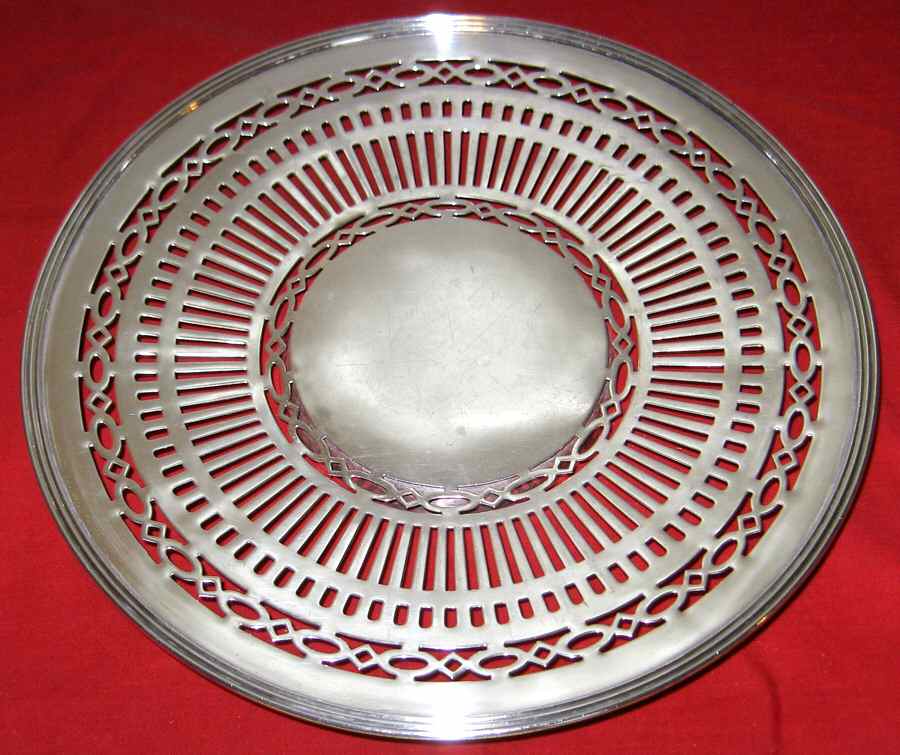 6631(Silverplate, Hollowware) Silverplate Sandwich Plate by Derby Silver Company-1