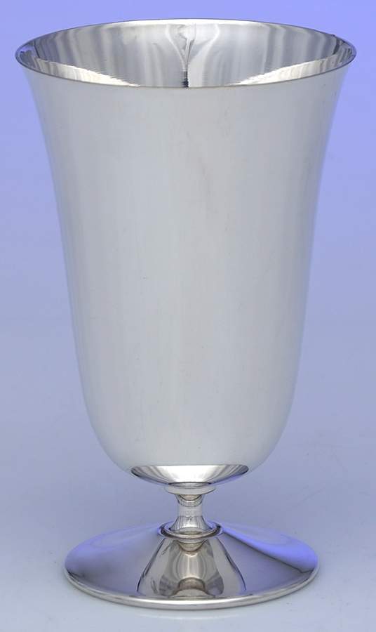 Silverplate Hollowware Iced Tea Goblet by De Uberti Silver-1