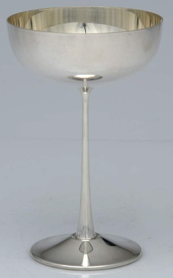 Silverplate Hollowware Tall Silverplate Liquor Cocktail by De Uberti Silver-1