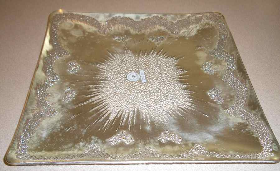 DTL1 (Sterling, Hollowware) 11" Square Tray by Dorothy Thorpe Silv-1