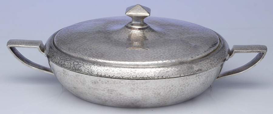 2023 1-2 (Silverplate, Hollowware) Silverplate Round Covered Casserole by Derby Silver Company-1