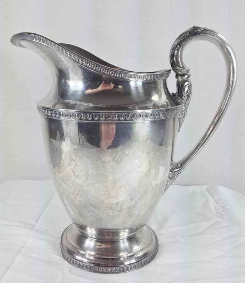 2033 (Silverplate, Hollowware) Silverplate Water Pitcher by Derby Silver Company-1