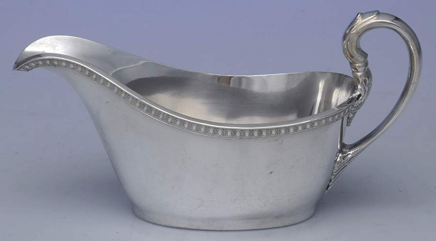 2033 (Silverplate, Hollowware) Gravy Boat No Underplate by Derby Silver Company-1
