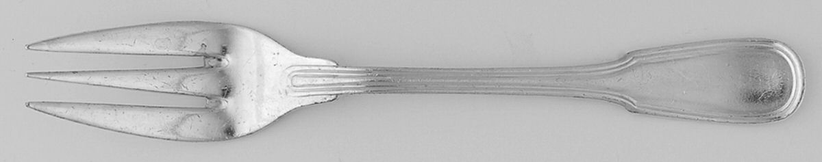 DJ18 (Silverplate) Individual Salad Fork by DJ (Flatware)-1