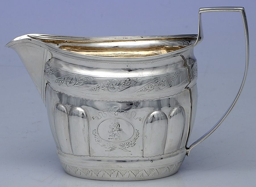 DU2 (Sterling, Hollowware) Creamer by Duncan Urquhart & Napthali Hart-1