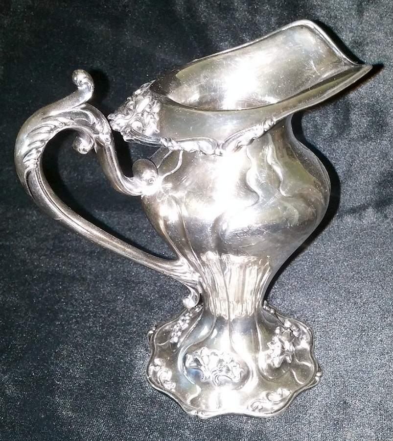 1612 (Silverplate, Hollowware) Creamer by Derby Silver Company-1