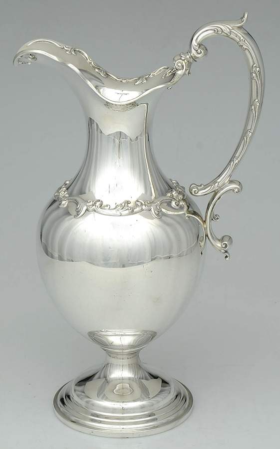 2780 (Sterling, Hollowware) Footed Ewer/Pitcher by Dominick & Haff-1