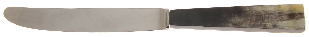 Natural Horn (Stainless) Modern Hollow Knife by De Renaudin-1