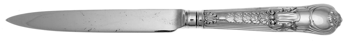 Coburg (Sterling) Dessert/Tea Knife Hollow Handle Sterling Blade by D & J Wellby Ltd-1