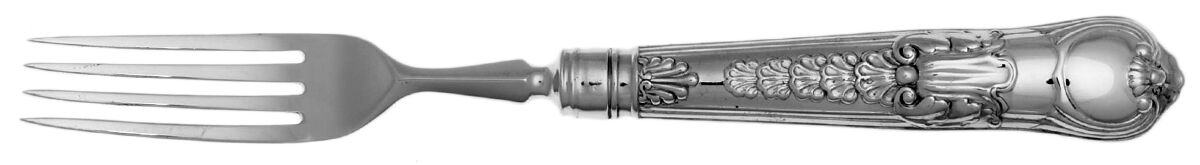 Coburg (Sterling) Dessert/Tea Fork Hollow Handle Sterling Tines by D & J Wellby Ltd-1