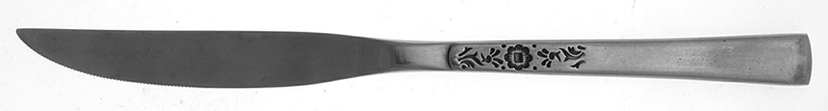 Cantina (Stainless) Modern Solid Knife by Ekco Silver-1
