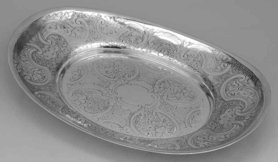 ELB19 (Silverplate, Hollowware) 11" Bread Tray by Ellis-Barker-1