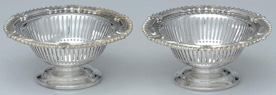 Silverplate Hollowware Nut Dish - Set of 2 by Ellis-Barker-1