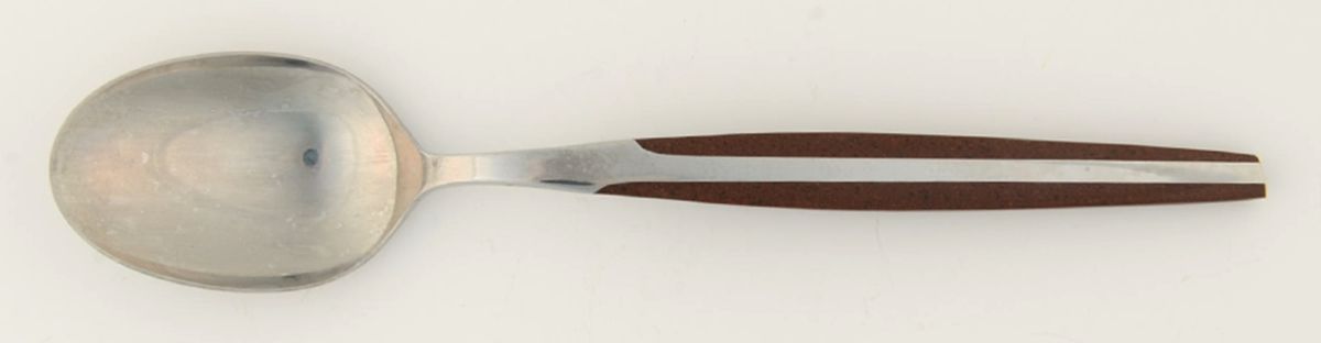 ELD2-BROWN (STAINLESS) Place/Oval Soup Spoon by Eldan-1