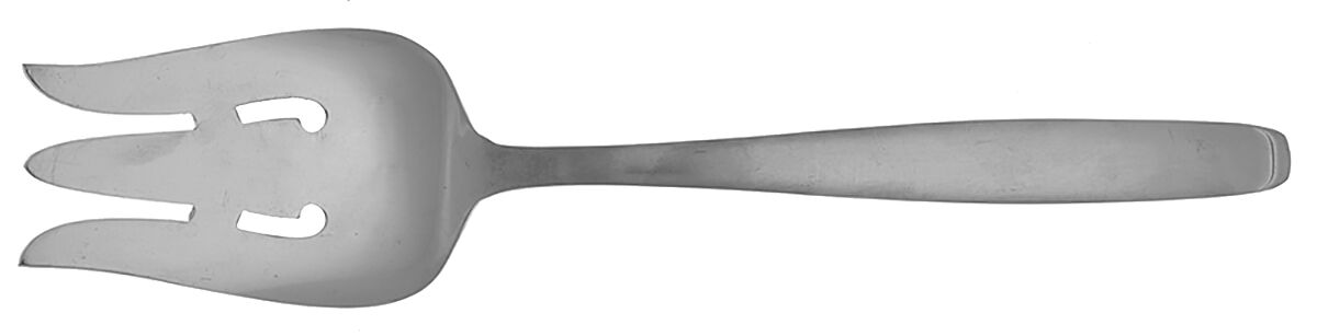 EMS2 (STAINLESS) Medium Solid Cold Meat Serving Fork by Empress-1