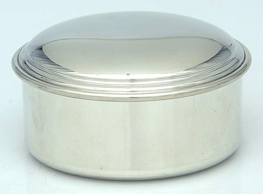 Pewter Hollowware Jewelry Box & Lid by Empire Silver Co-1
