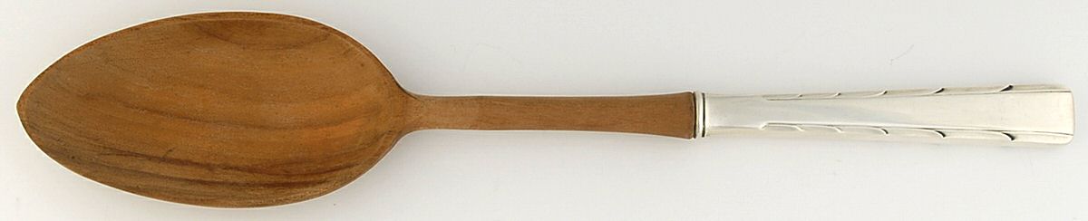 Horizon (Sterling, 1944) Salad Serving Spoon Wooden Bowl by Easterling-1