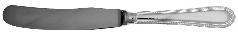 Round Bead (Silverplate) Hollow Handle Master Butter Knife by Elkington-1