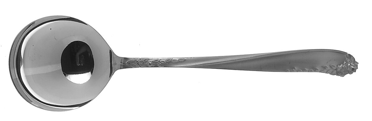 ELD22 (NICKEL) Round Bowl Soup Spoon (Gumbo) by Eldan-1