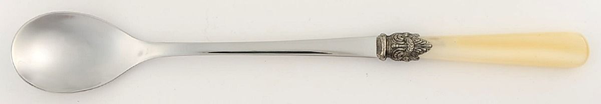 Napoleon-Pearl Ivory (Stainless) Iced Tea Spoon by EME Flatware-1