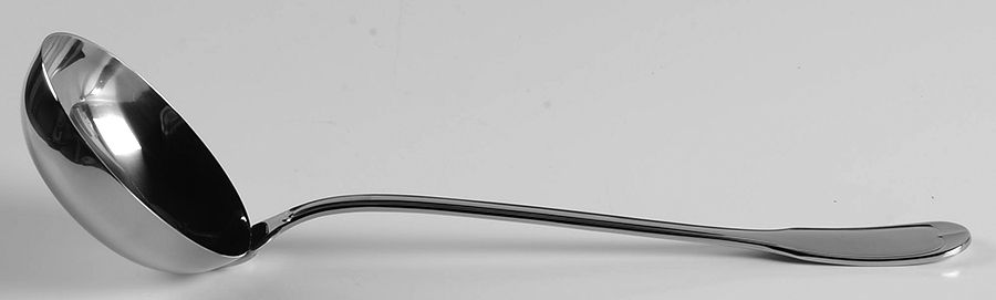 Louvre (Stainless) Solid Soup Ladle by Eternum-1
