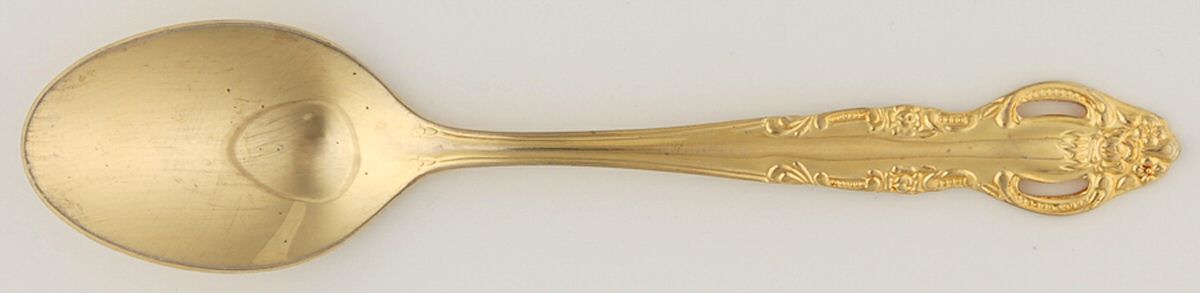 ESI13 (Gold Electroplate) Teaspoon by Estia-1