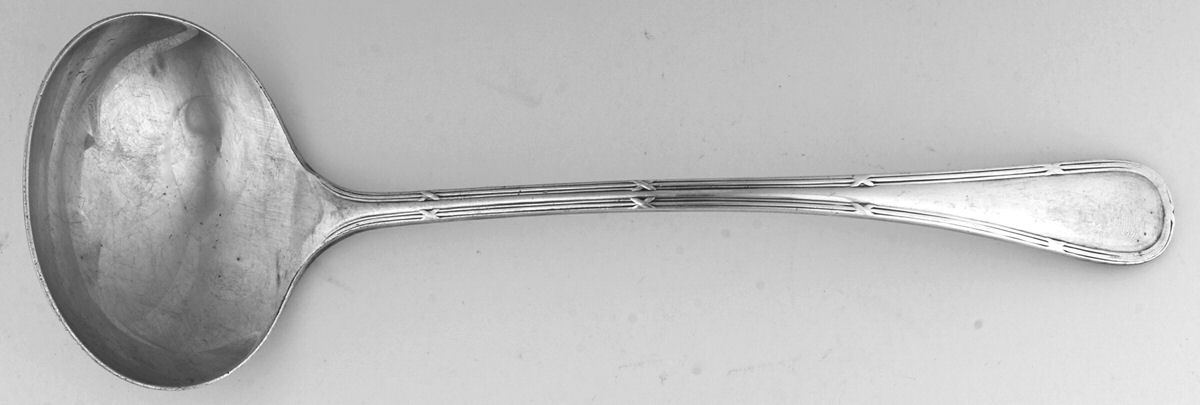 ELK9 (Silverplate) Solid Soup Ladle by Elkington-1