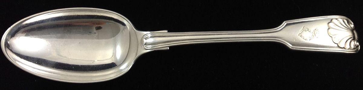 ELK24 (Silverplate) Place/Oval Soup Spoon by Elkington-1