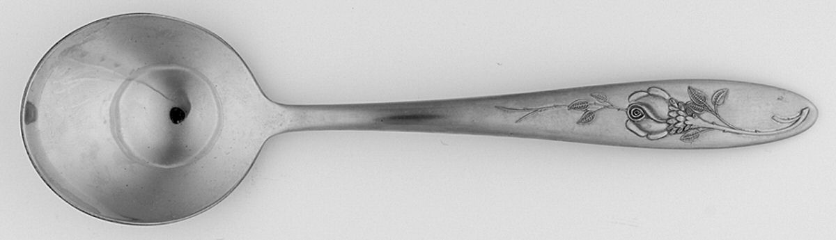 EMS7 (Stainless) Round Bowl Soup Spoon (Gumbo) by Empress-1